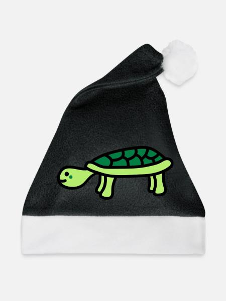 turtle - Weihnachtsmütze - Schwarz/Weiß