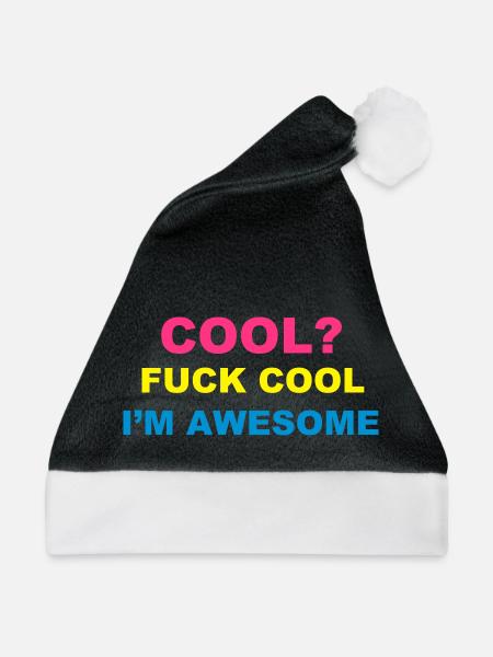 Cool - Weihnachtsmütze - Schwarz/Weiß