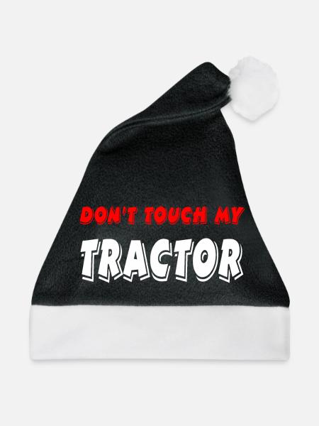 Traktor - Weihnachtsmütze - Schwarz/Weiß