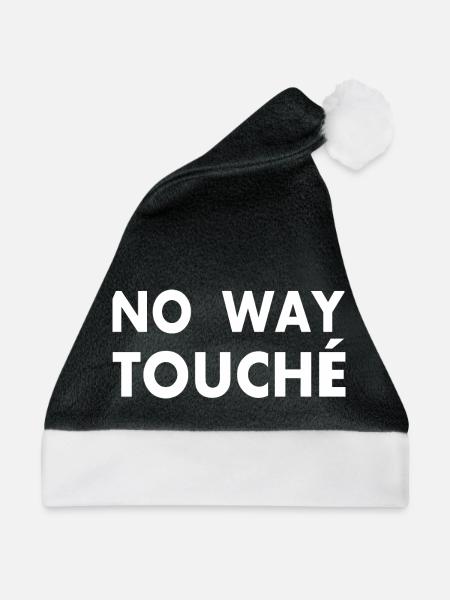 No way touché - Weihnachtsmütze - Schwarz/Weiß - Vorne