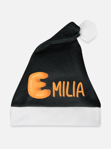 Emilia - Weihnachtsmütze - Schwarz/Weiß