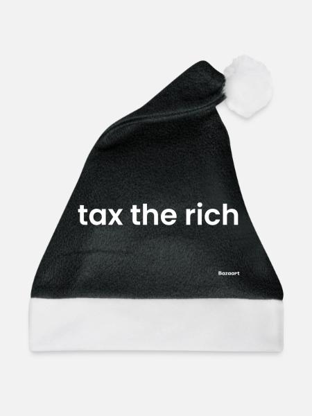 Besteuerung der Reichen - Weihnachtsmütze - Schwarz/Weiß