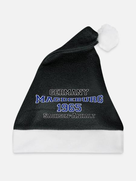 Magdeburg - Weihnachtsmütze - Schwarz/Weiß - Vorne
