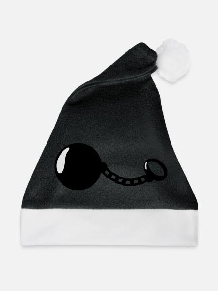 Prison Ball - Weihnachtsmütze - Schwarz/Weiß