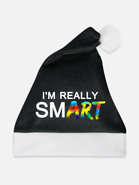 Really SmART 02 - Weihnachtsmütze - Schwarz/Weiß