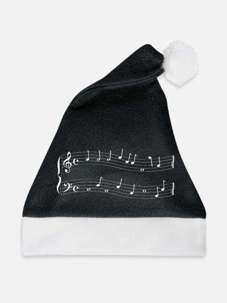 Matalic Cleff - Weihnachtsmütze - Schwarz/Weiß