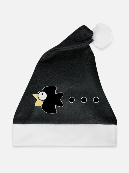 crow - Weihnachtsmütze - Schwarz/Weiß