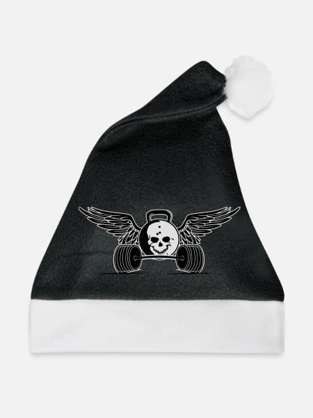 hantel - Weihnachtsmütze - Schwarz/Weiß