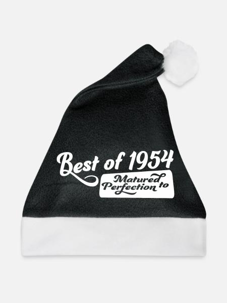 1954 - Weihnachtsmütze - Schwarz/Weiß