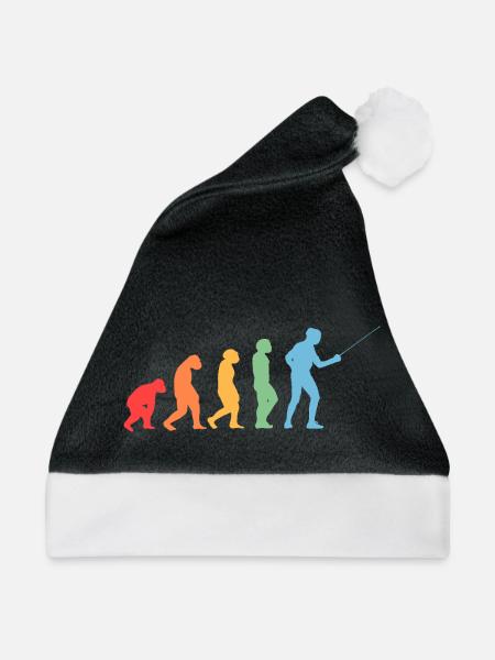 Fechter Evolution Fechten - Weihnachtsmütze - Schwarz/Weiß