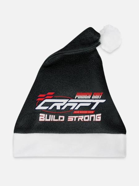 Power Grit Craft Build Strong - Weihnachtsmütze - Schwarz/Weiß