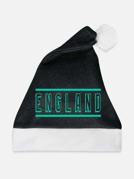 England - Weihnachtsmütze - Schwarz/Weiß