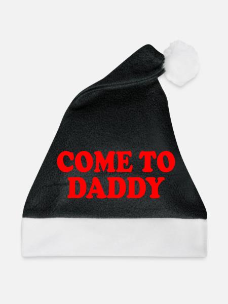 come to daddy - Weihnachtsmütze - Schwarz/Weiß