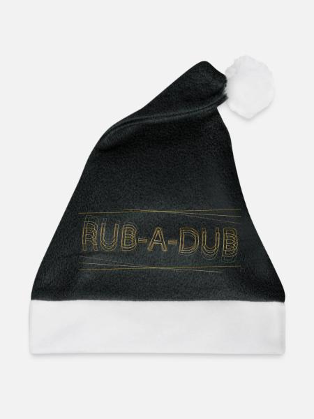 Rubadub - Weihnachtsmütze - Schwarz/Weiß