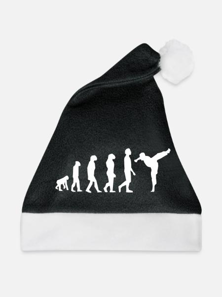 Evolution der Kampfkünste - Weihnachtsmütze - Schwarz/Weiß