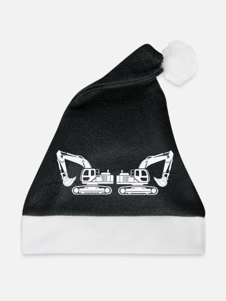 bagger 2 - Weihnachtsmütze - Schwarz/Weiß