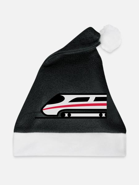 Express Train Logo - Weihnachtsmütze - Schwarz/Weiß