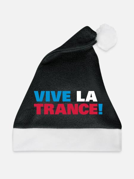 Trance - Vive la Trance ! - Weihnachtsmütze - Schwarz/Weiß