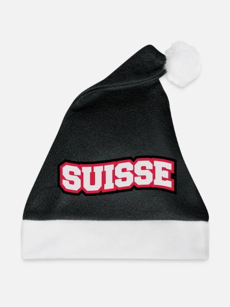 Suisse Design - Weihnachtsmütze - Schwarz/Weiß