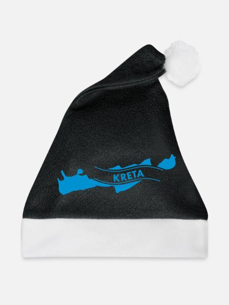 Kreta - Weihnachtsmütze - Schwarz/Weiß