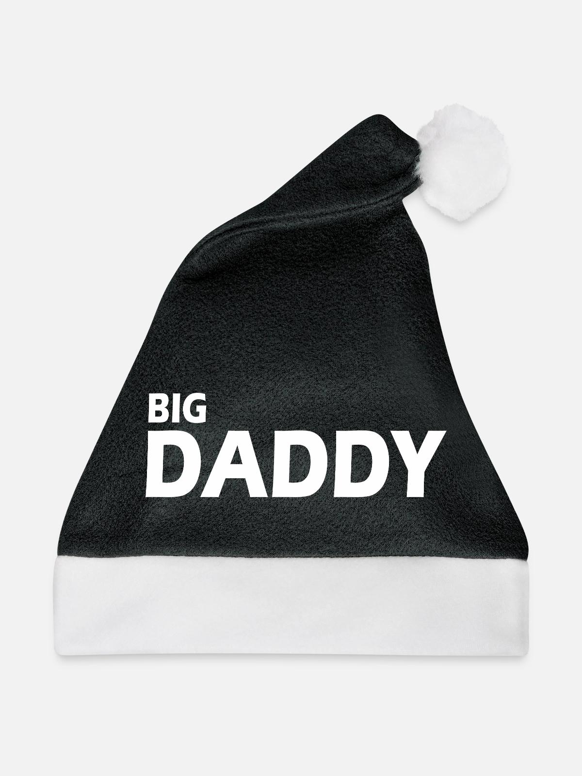 BIG DADDY - Weihnachtsmütze - Schwarz/Weiß - Vorne