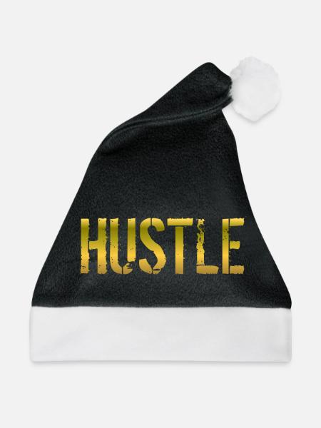 Hustle Geschenk - Weihnachtsmütze - Schwarz/Weiß