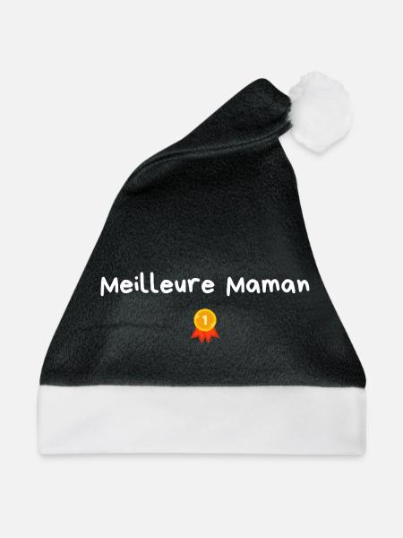 Beste Mama - Mama Geschenkidee - Weihnachtsmütze - Schwarz/Weiß