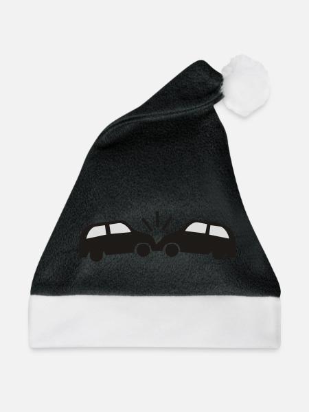 Car Crash - Weihnachtsmütze - Schwarz/Weiß