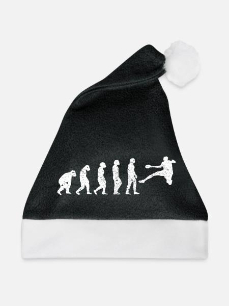 Handballspieler Handballverein Handball Handballer - Weihnachtsmütze - Schwarz/Weiß - Vorne