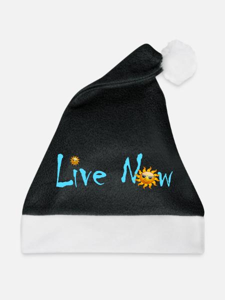 Live Sun - Weihnachtsmütze - Schwarz/Weiß