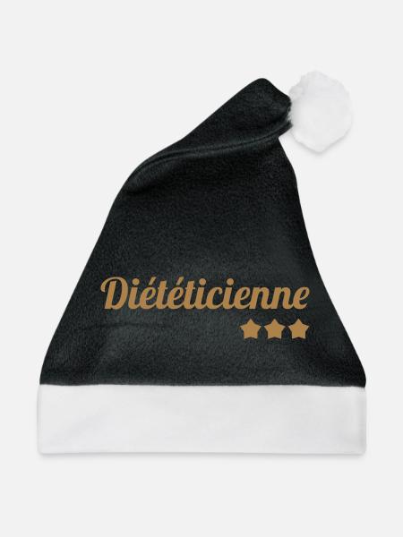 Diätassistent / Diätetik / Regime / Ernährung - Weihnachtsmütze - Schwarz/Weiß