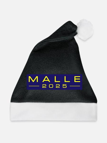 Malle 2025 - Weihnachtsmütze - Schwarz/Weiß