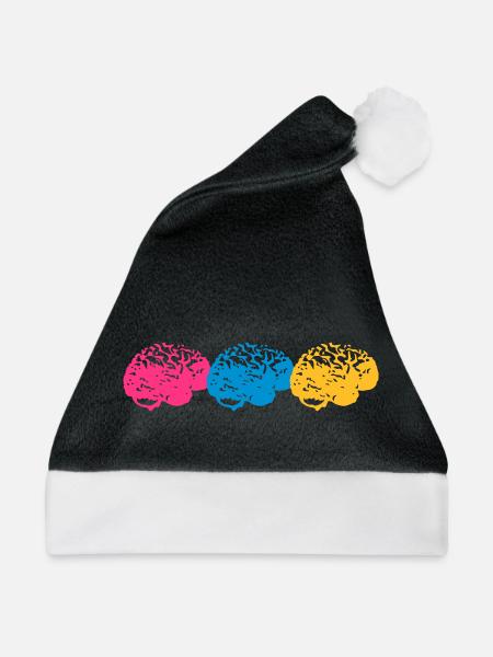 Brains - Weihnachtsmütze - Schwarz/Weiß