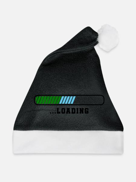 loading - Weihnachtsmütze - Schwarz/Weiß