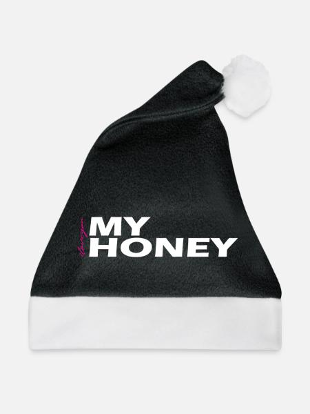 My Honey Geschenk white - Weihnachtsmütze - Schwarz/Weiß