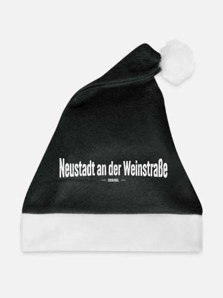 Neustadt an der Weinstrasse Original - Weihnachtsmütze - Schwarz/Weiß - Vorne