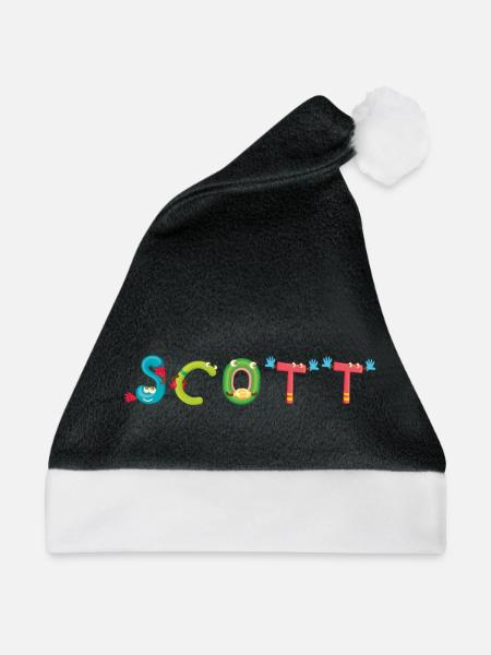 Scott - Weihnachtsmütze - Schwarz/Weiß
