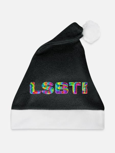 LSBTI - Weihnachtsmütze - Schwarz/Weiß