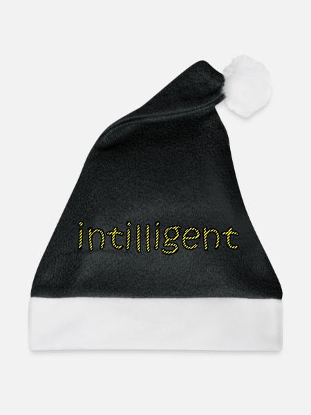 intelligent - Weihnachtsmütze - Schwarz/Weiß