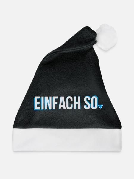EINFACH SO - Weihnachtsmütze - Schwarz/Weiß