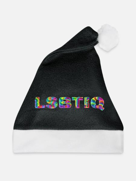 LSBTIQ - Weihnachtsmütze - Schwarz/Weiß