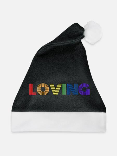 Loving - Weihnachtsmütze - Schwarz/Weiß