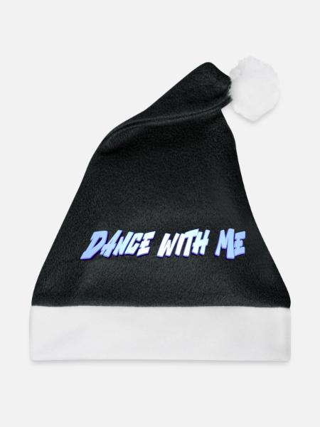 Tanz mit mir - Weihnachtsmütze - Schwarz/Weiß