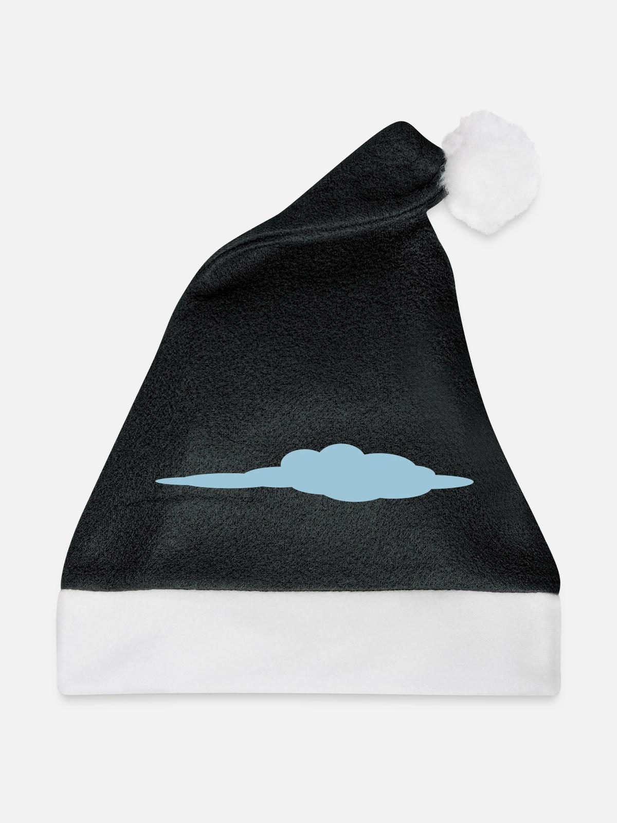 Wolke - Weihnachtsmütze - Schwarz/Weiß - Vorne