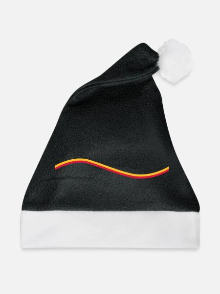Welle - Weihnachtsmütze - Schwarz/Weiß