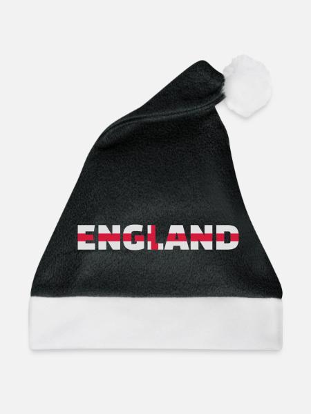 England - Weihnachtsmütze - Schwarz/Weiß