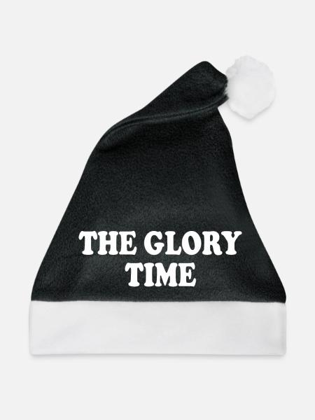 The glory time - Weihnachtsmütze - Schwarz/Weiß - Vorne