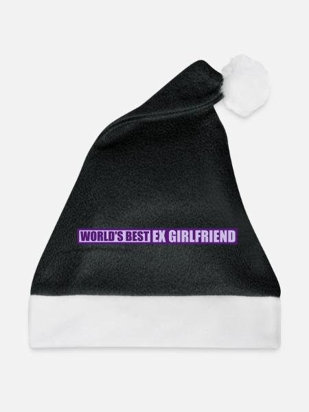 worlds best ex girlfriend - Weihnachtsmütze - Schwarz/Weiß