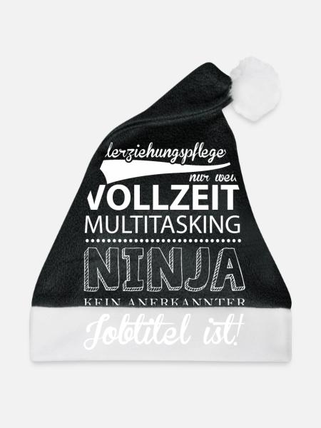 HEP Shirt-Multitasking - Weihnachtsmütze - Schwarz/Weiß