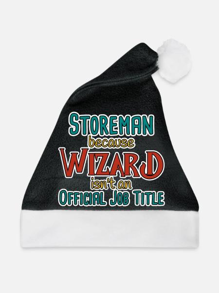 Storeman Wizard - Weihnachtsmütze - Schwarz/Weiß